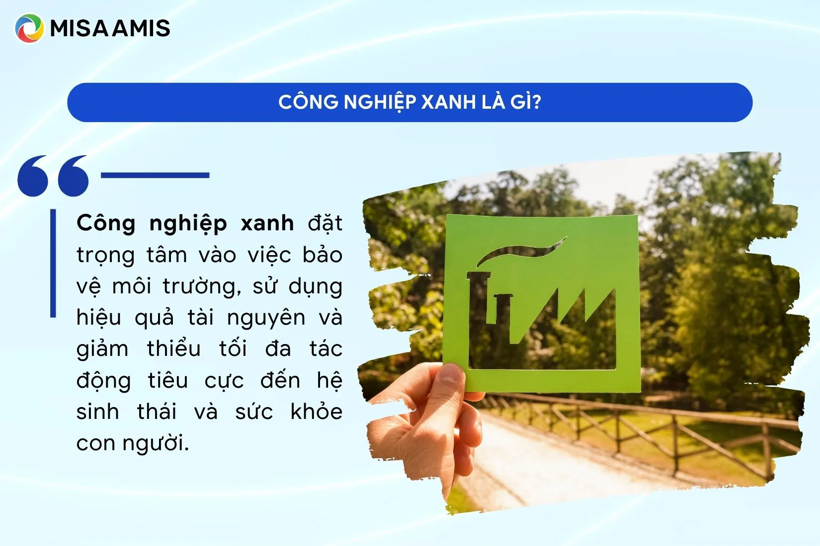 Công nghiệp xanh là gì