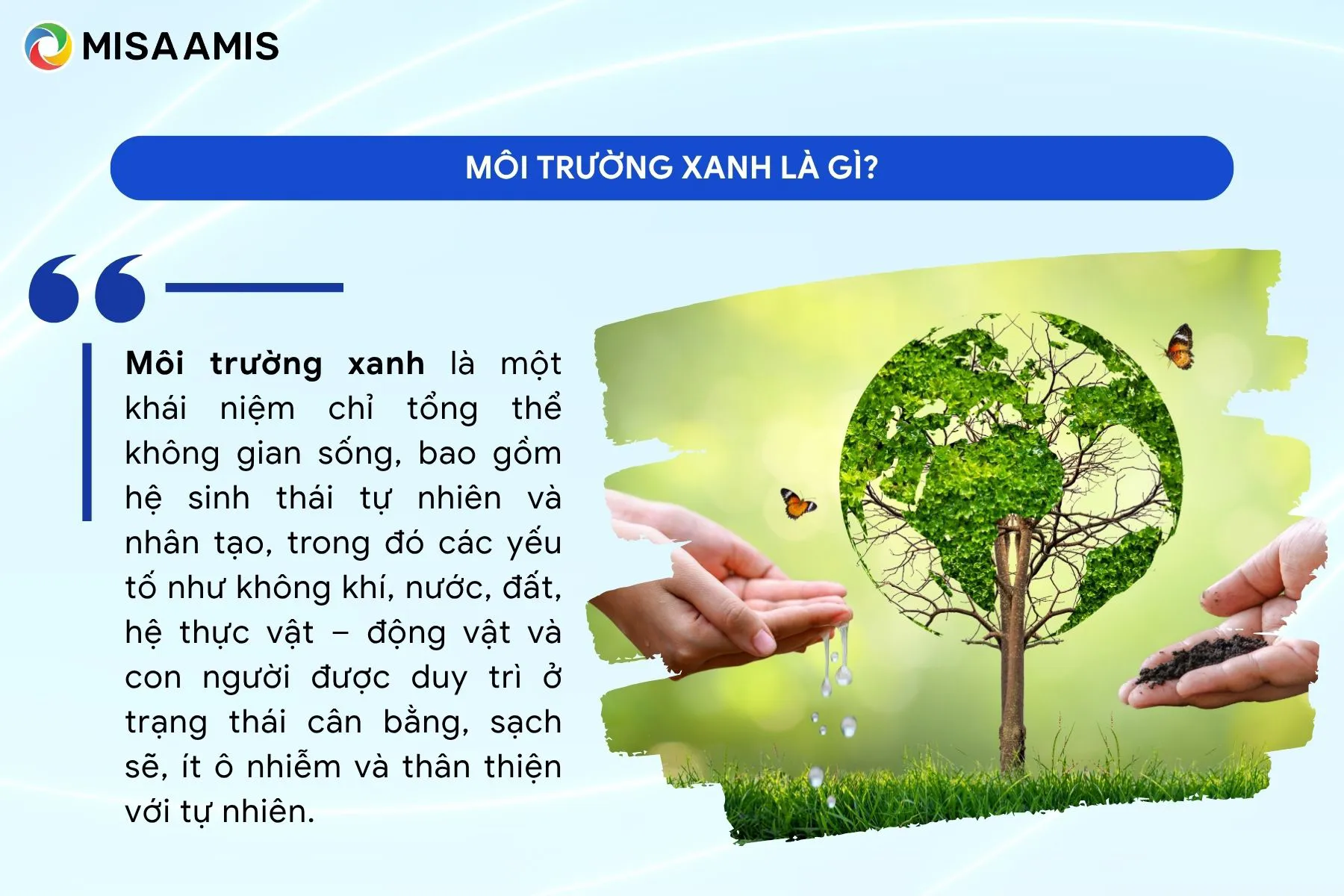 môi trường xanh là gì
