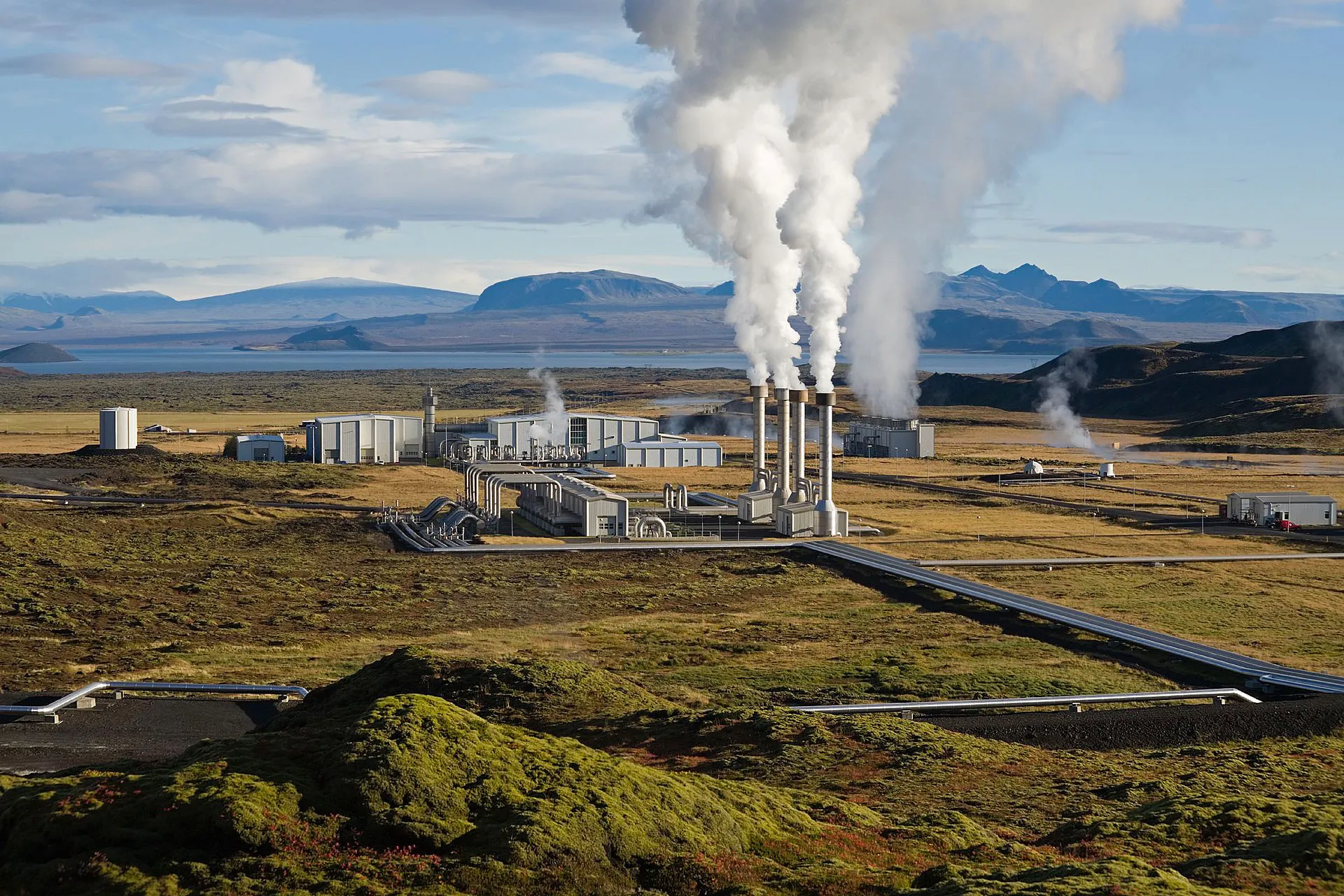 Nhà máy điện địa nhiệt Nesjavellir ở Iceland