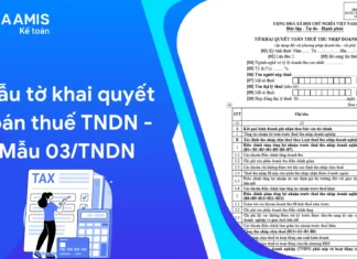 mẫu tờ khai quyết toán thuế thu nhập doanh nghiệp