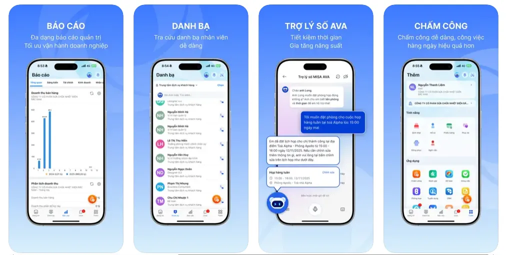 ứng dụng quản trị nhân sự trên iphone