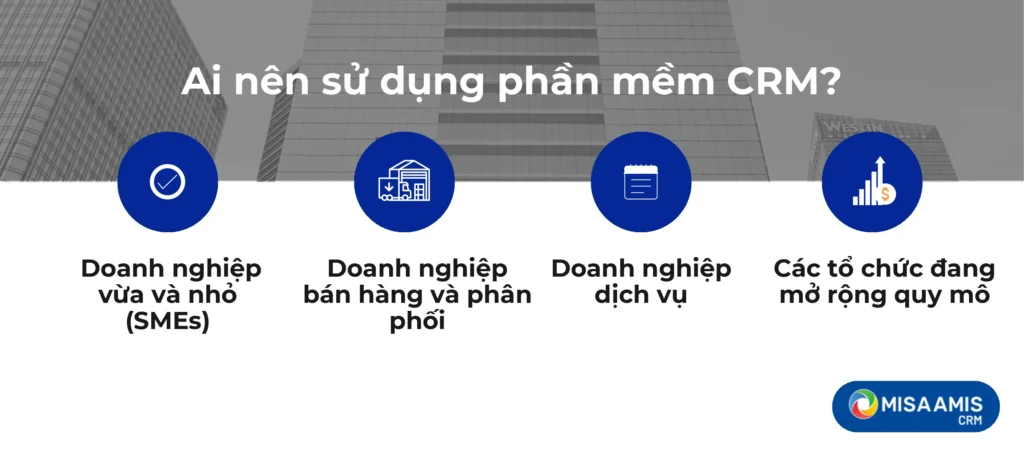 ai nên sử dụng phần mềm CRM