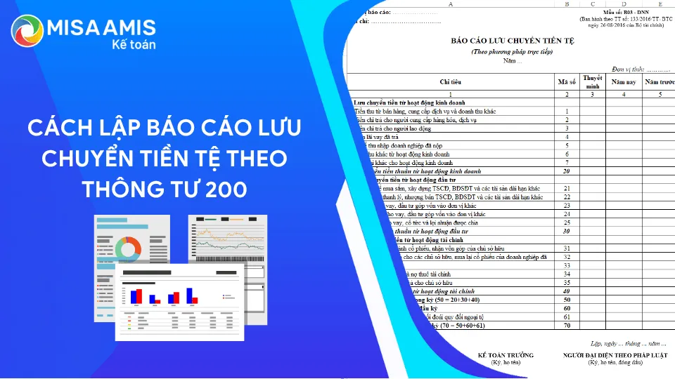 cách lập báo cáo lưu chuyển tiền tệ