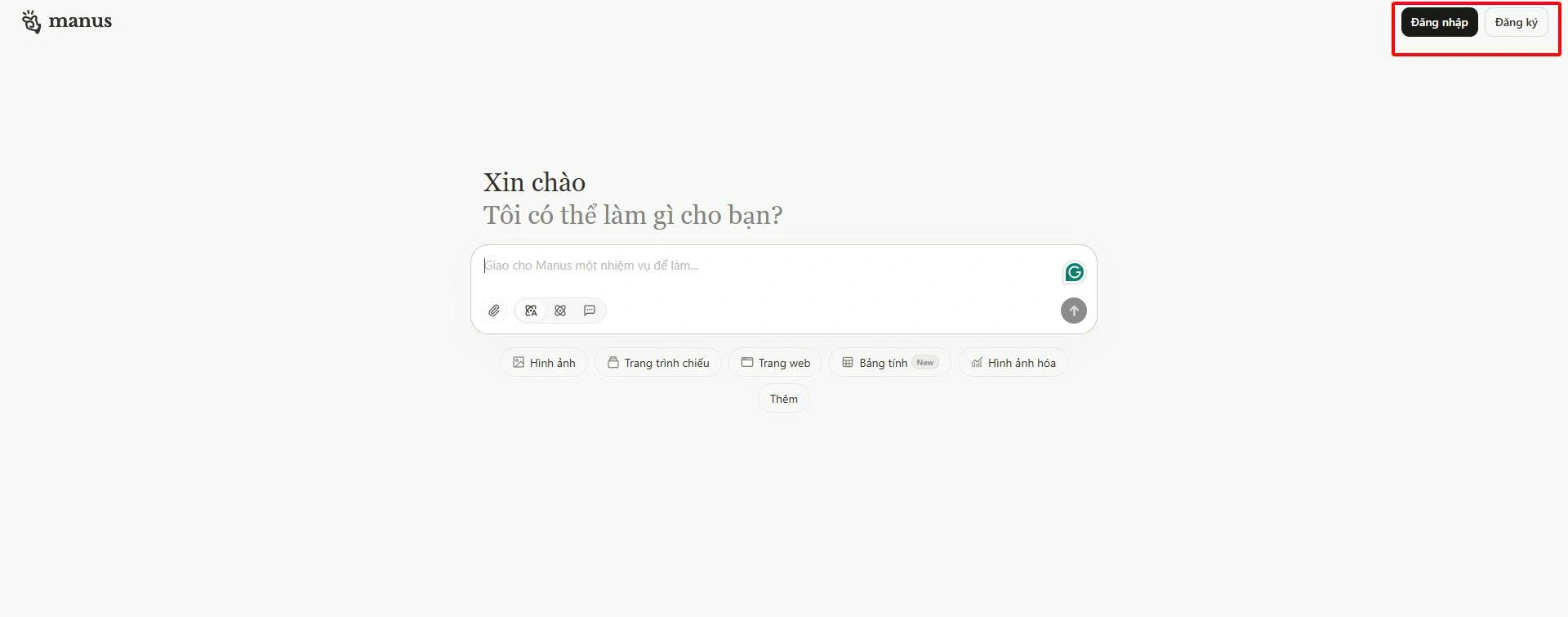 Truy cập website