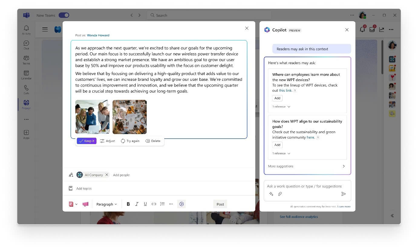 Microsoft Copilot có tính năng tạo ảnh chuyên ghiệp