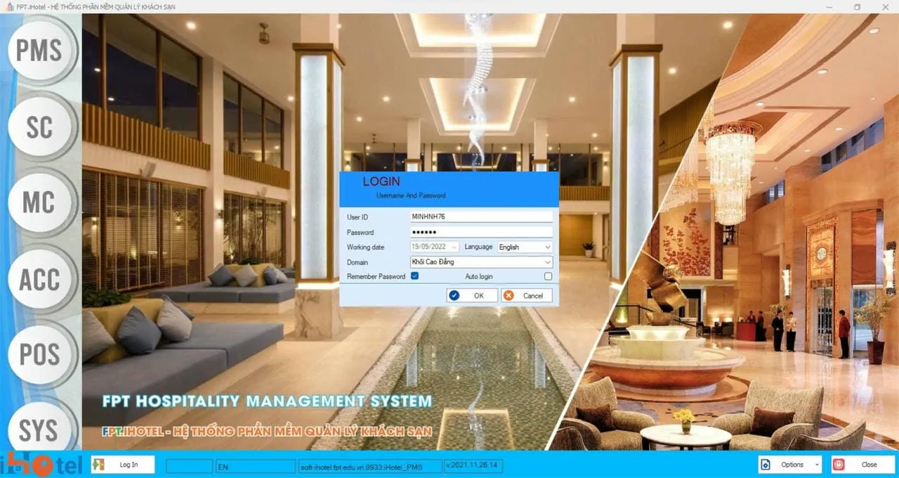 phần mềm iHotel